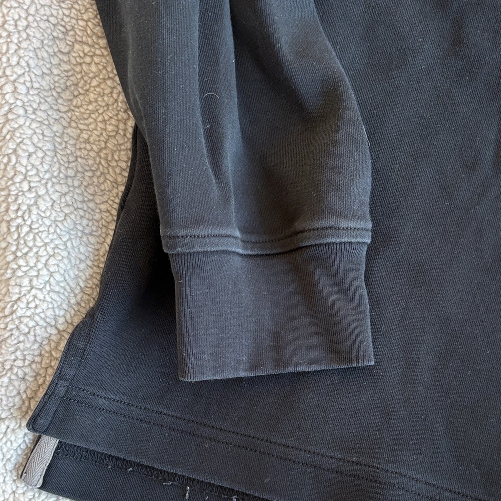 Lacoste Classic Black Quarter Zip Sweater - Picture 5 of 7